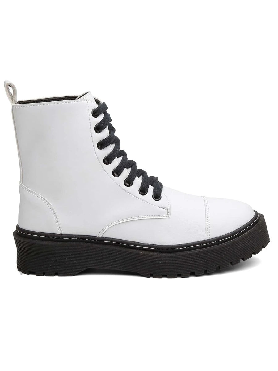 Bota Feminina Verona Vober Casual Branco
