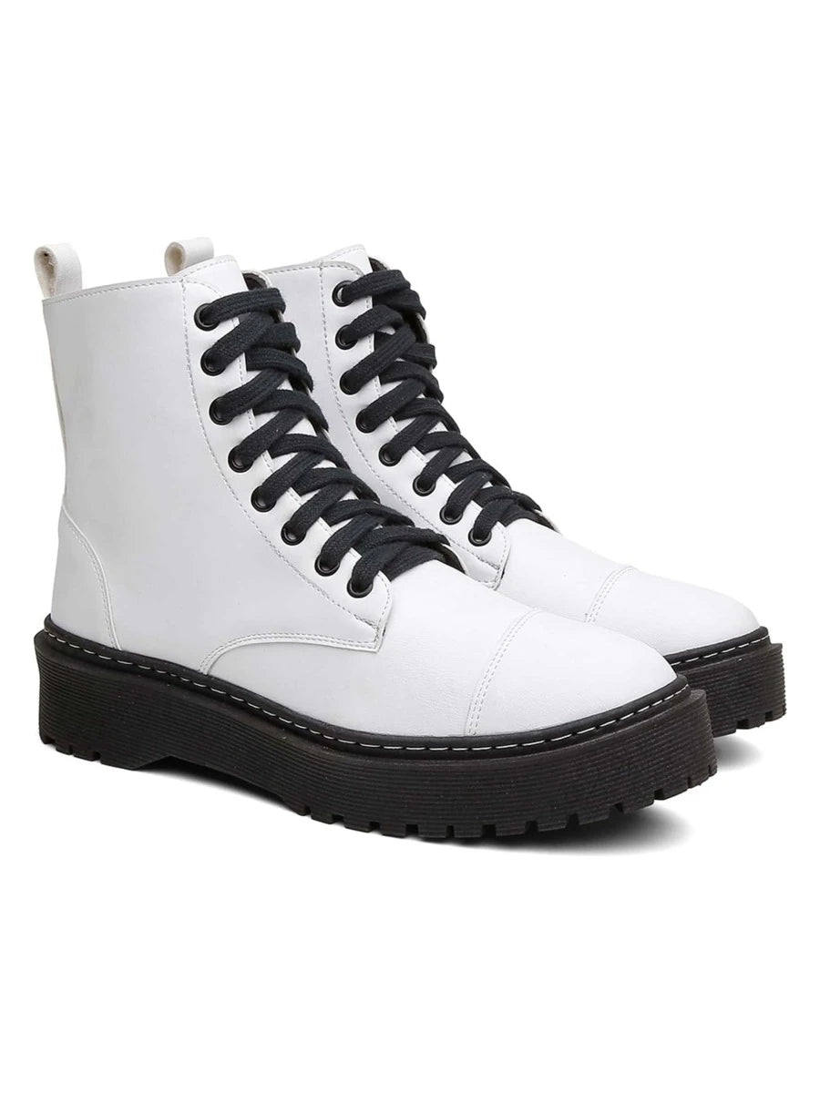 Bota Feminina Verona Vober Casual Branco
