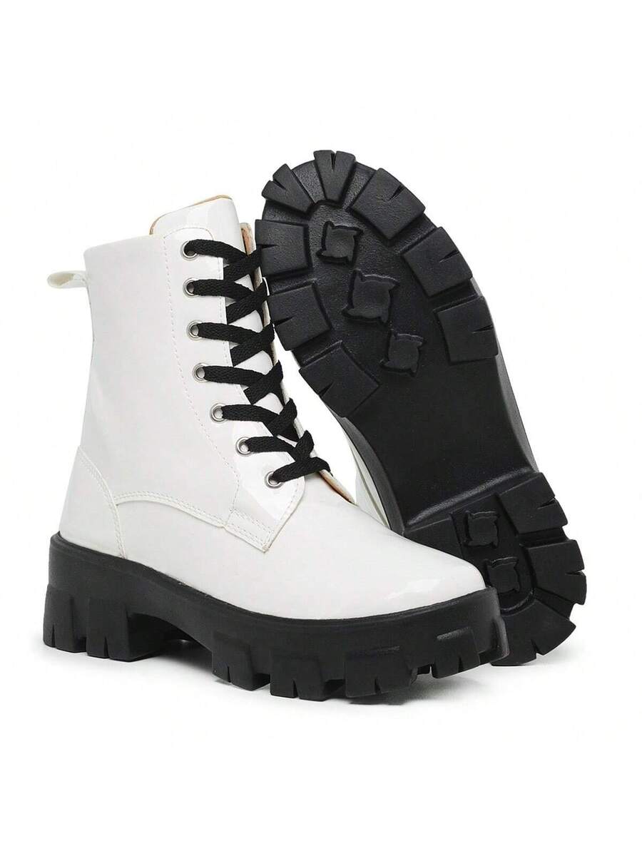 Bota Feminina Firenze Vober Cano Longo Branco