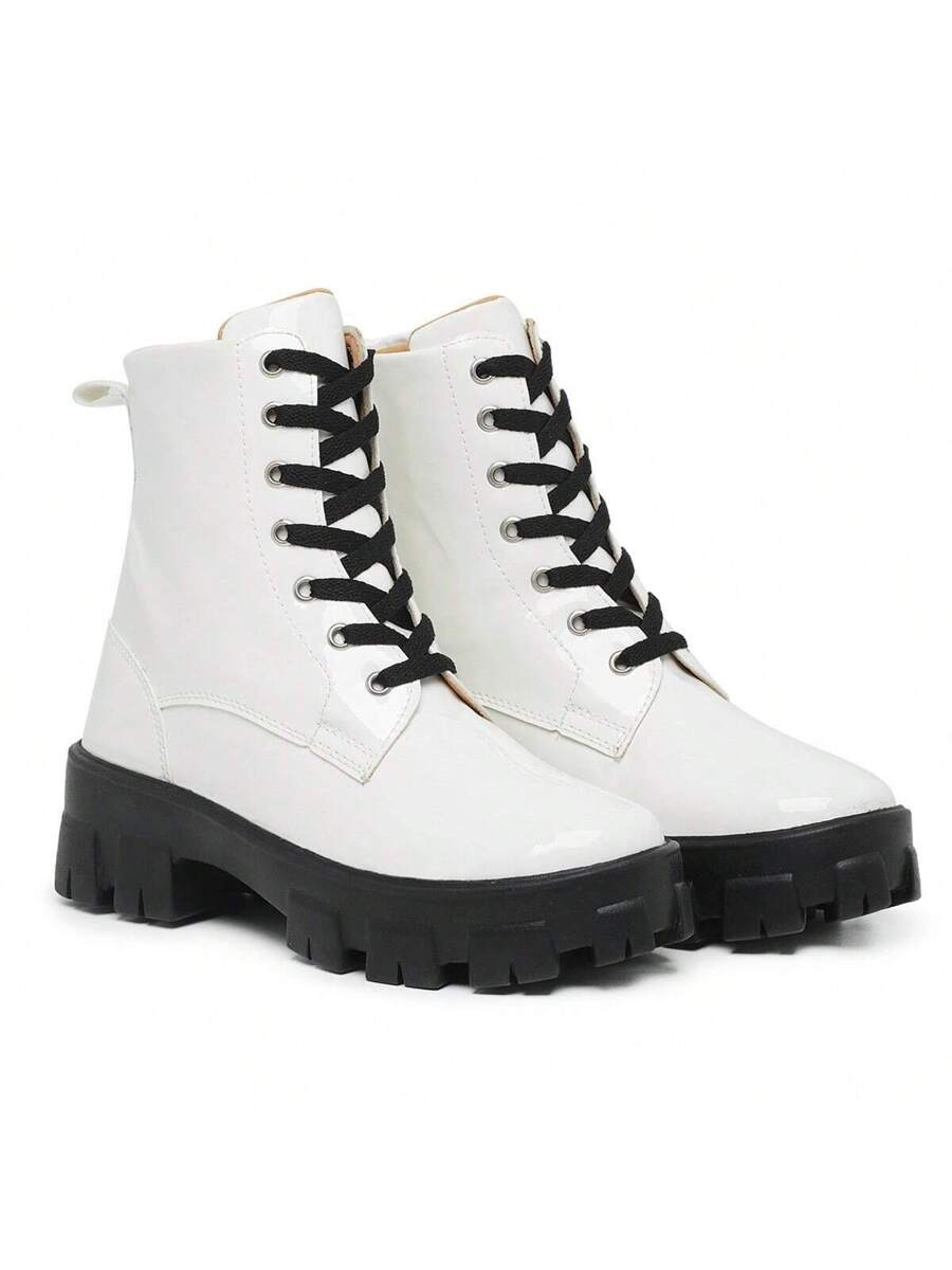Bota Feminina Firenze Vober Cano Longo Branco