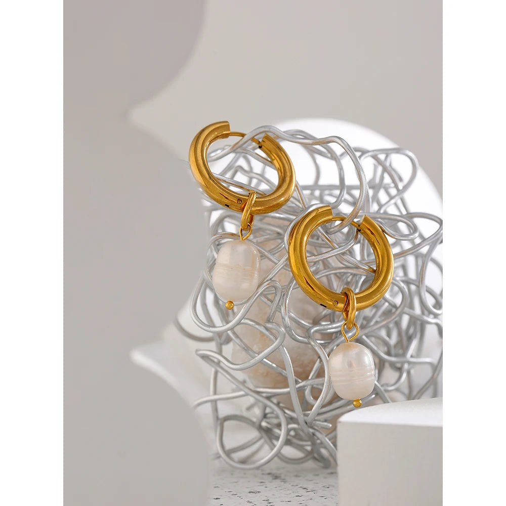 Brinco Argola Banhado a Ouro 18k - Lunari