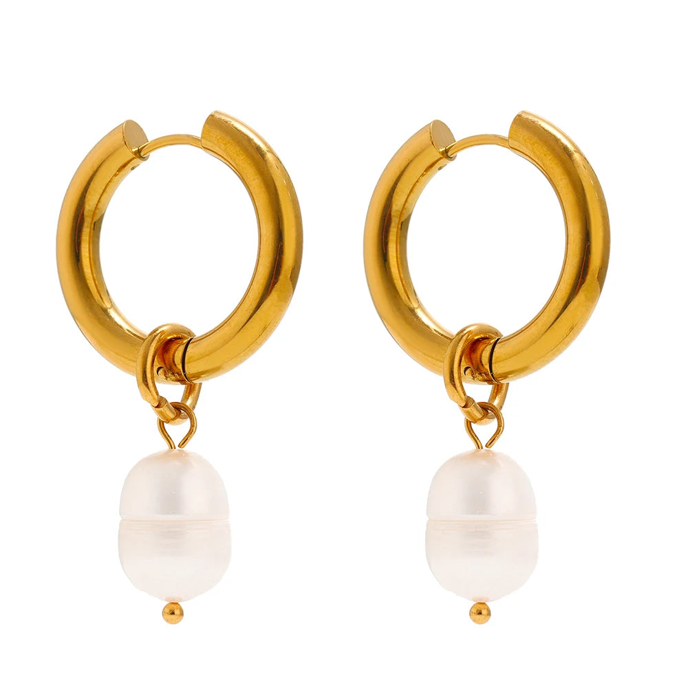 Brinco Argola Banhado a Ouro 18k - Lunari