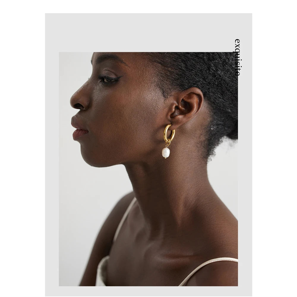 Brinco Argola Banhado a Ouro 18k - Lunari