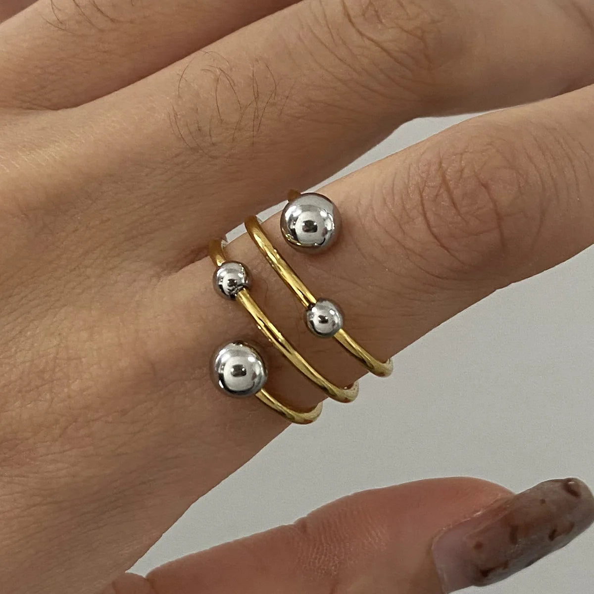 Anel Ajustável Banhado Ouro 18k - Miralisse