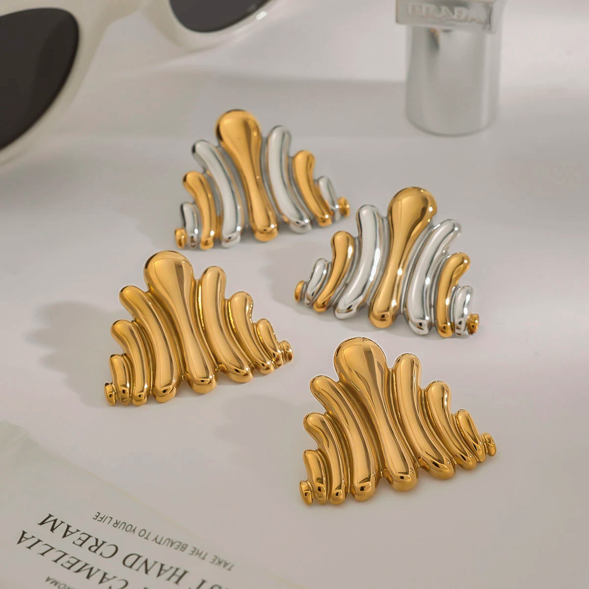 Brinco Banhado a Ouro 18k - Marévia