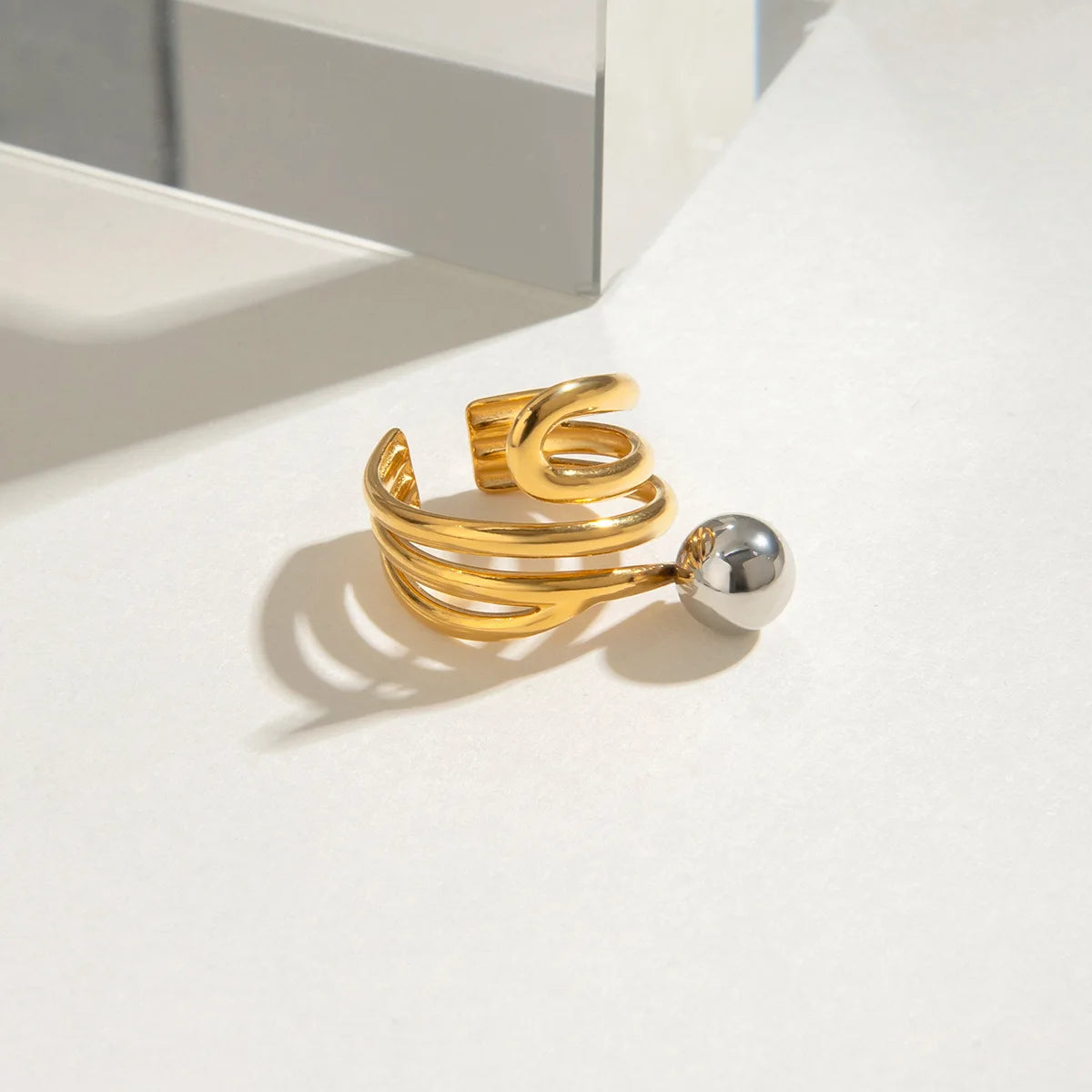 Anel Ajustável Banhado Ouro 18k - Lumivelle