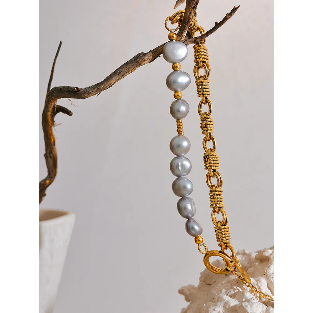 Pulseira Pérola Banhado em Ouro 18k - Avyssa