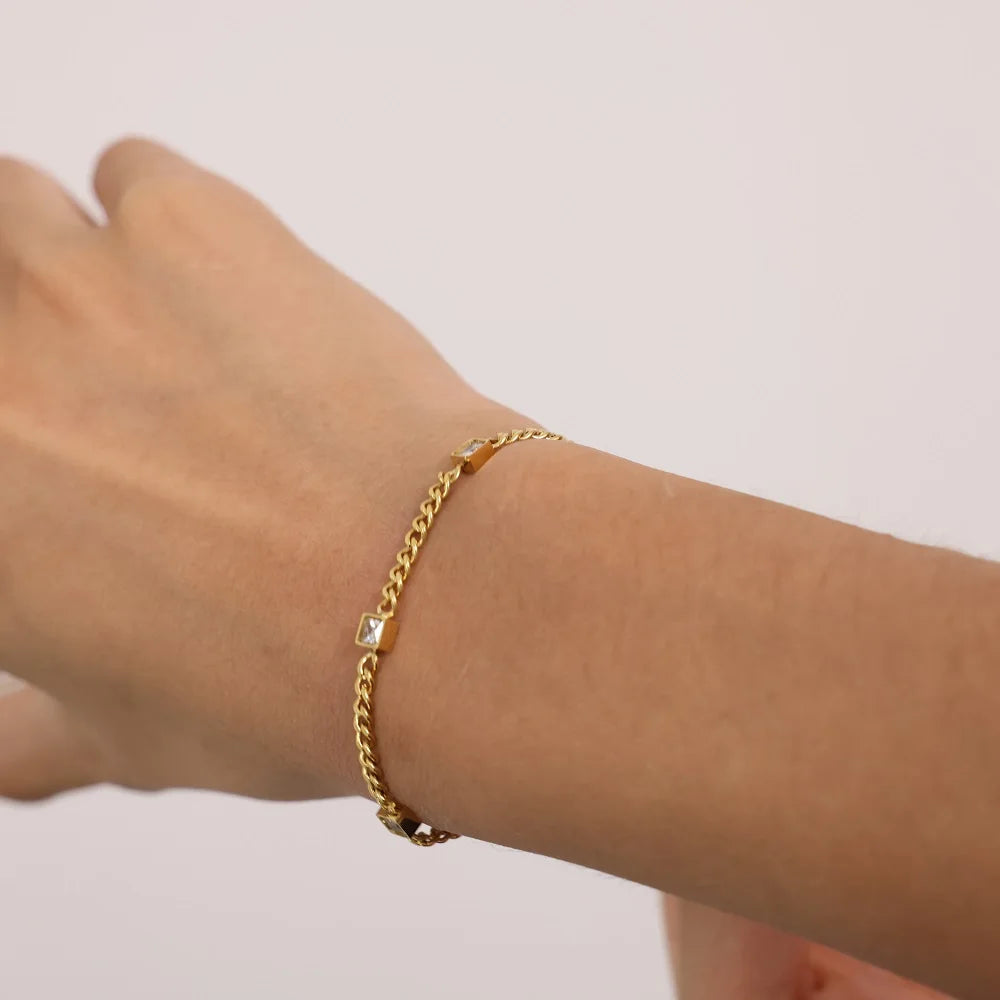 Pulseira Banhado em Ouro 18k - Solavelle