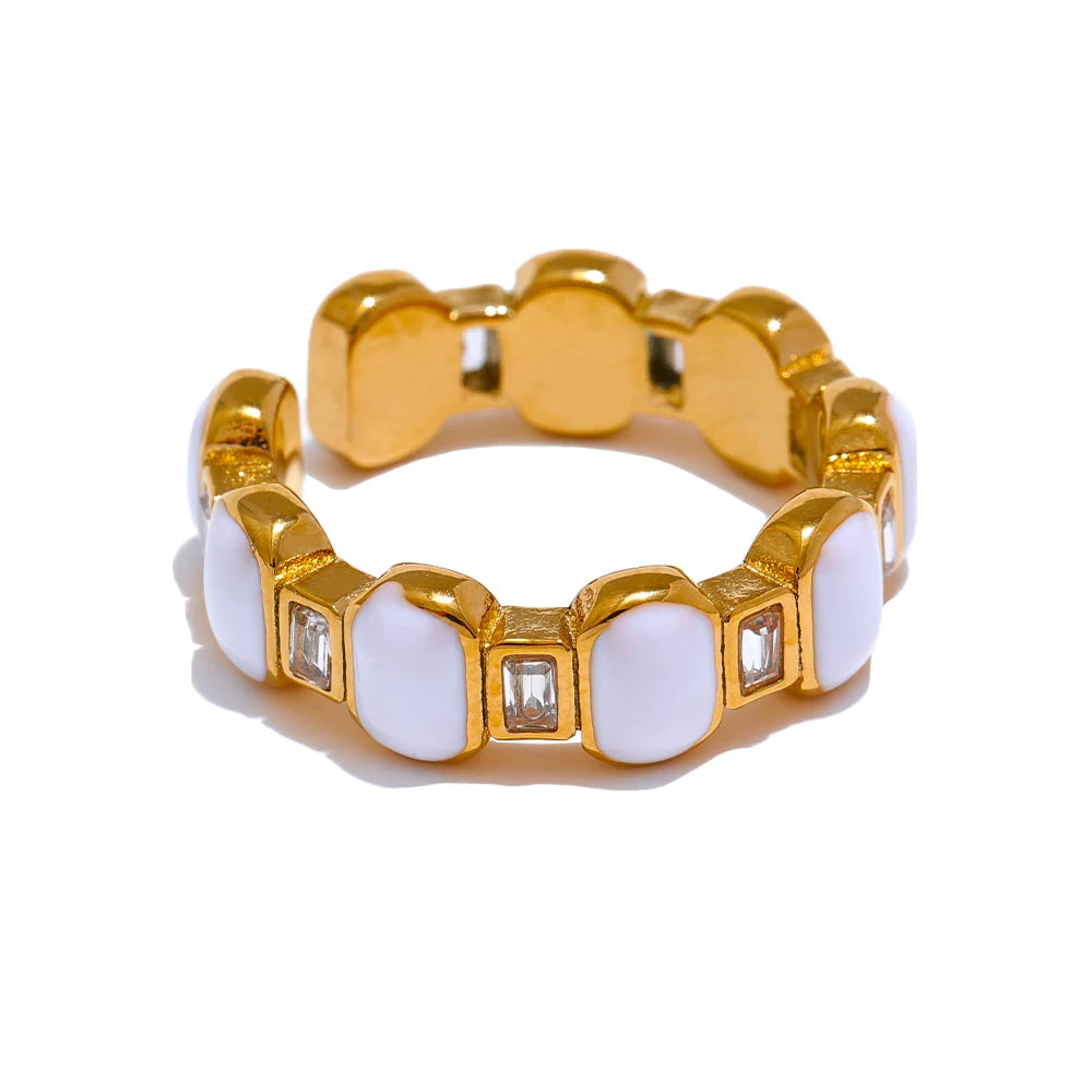 Anel Ajustável Banhado Ouro 18k - Tarellin