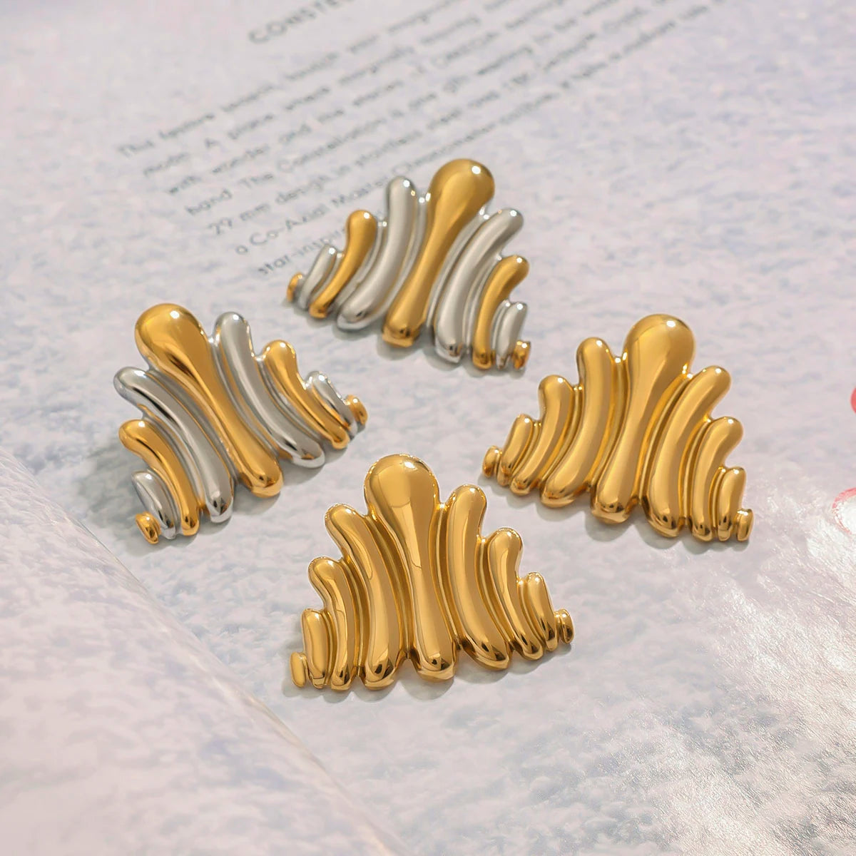 Brinco Banhado a Ouro 18k - Marévia
