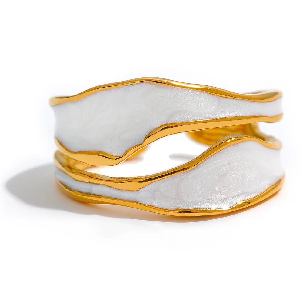 Anel Ajustável Banhado Ouro 18k - Yndra