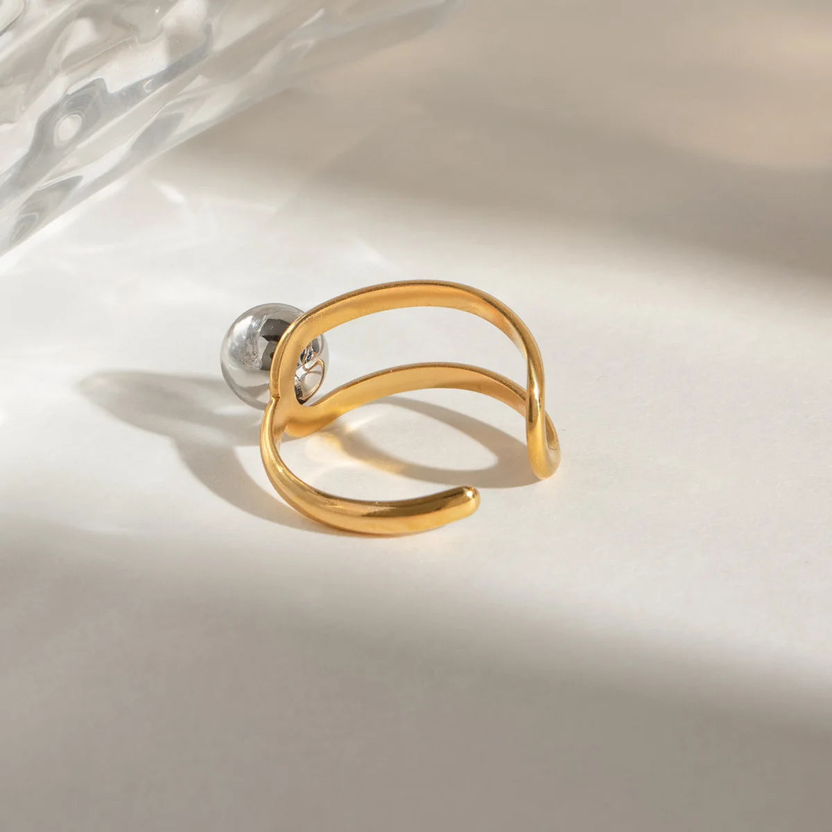 Anel Ajustável Banhado Ouro 18k - Douravisse