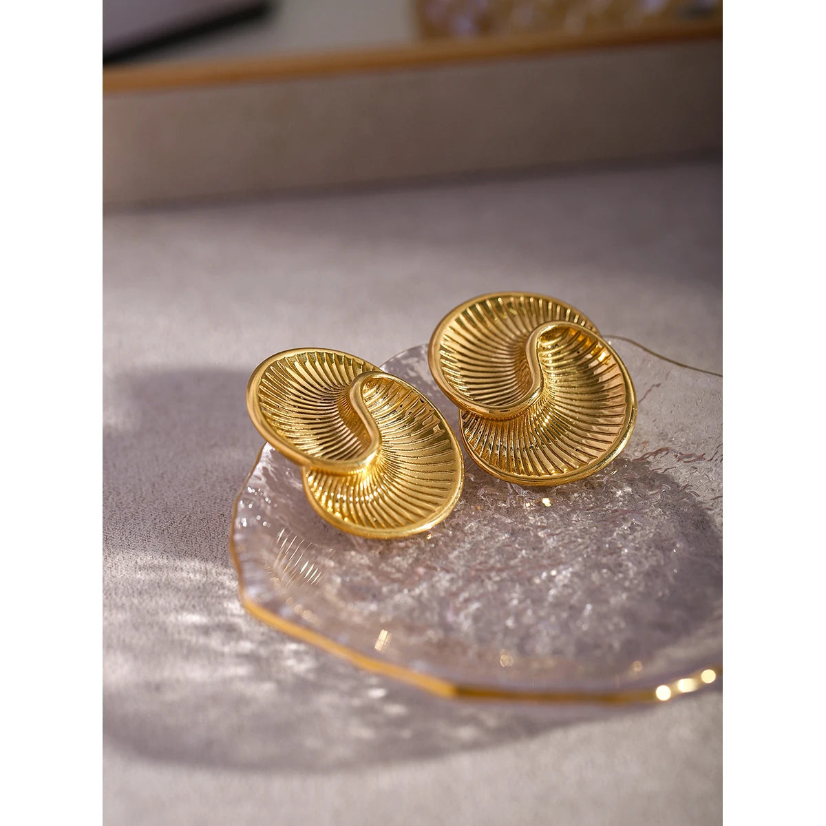 Brinco Banhado a Ouro 18k - Dorielle