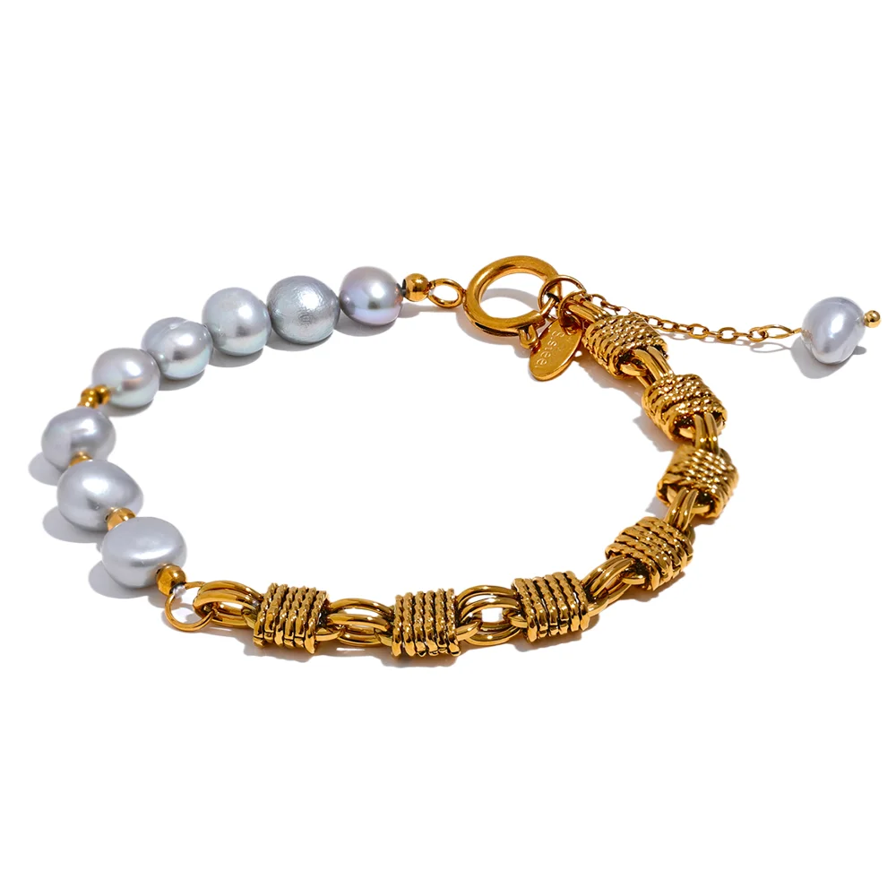 Pulseira Pérola Banhado em Ouro 18k - Avyssa