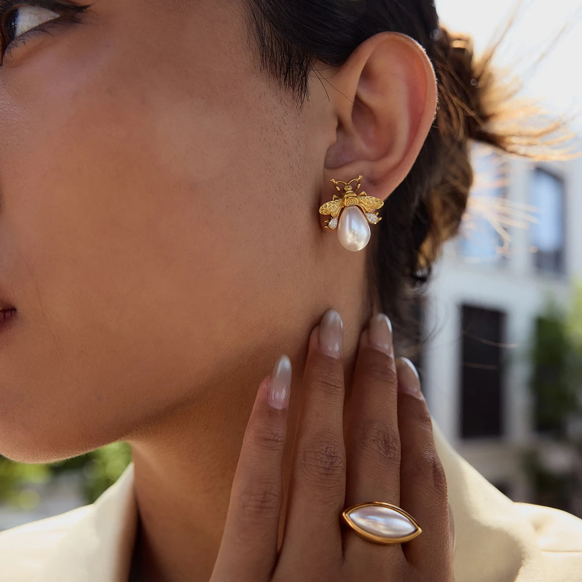 Brinco Banhado a Ouro 18k - Doralisse