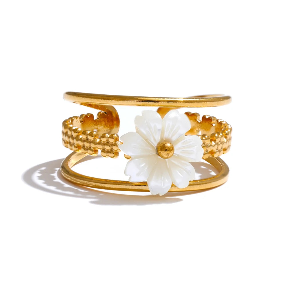 Anel Ajustável Banhado Ouro 18k - Dalissa