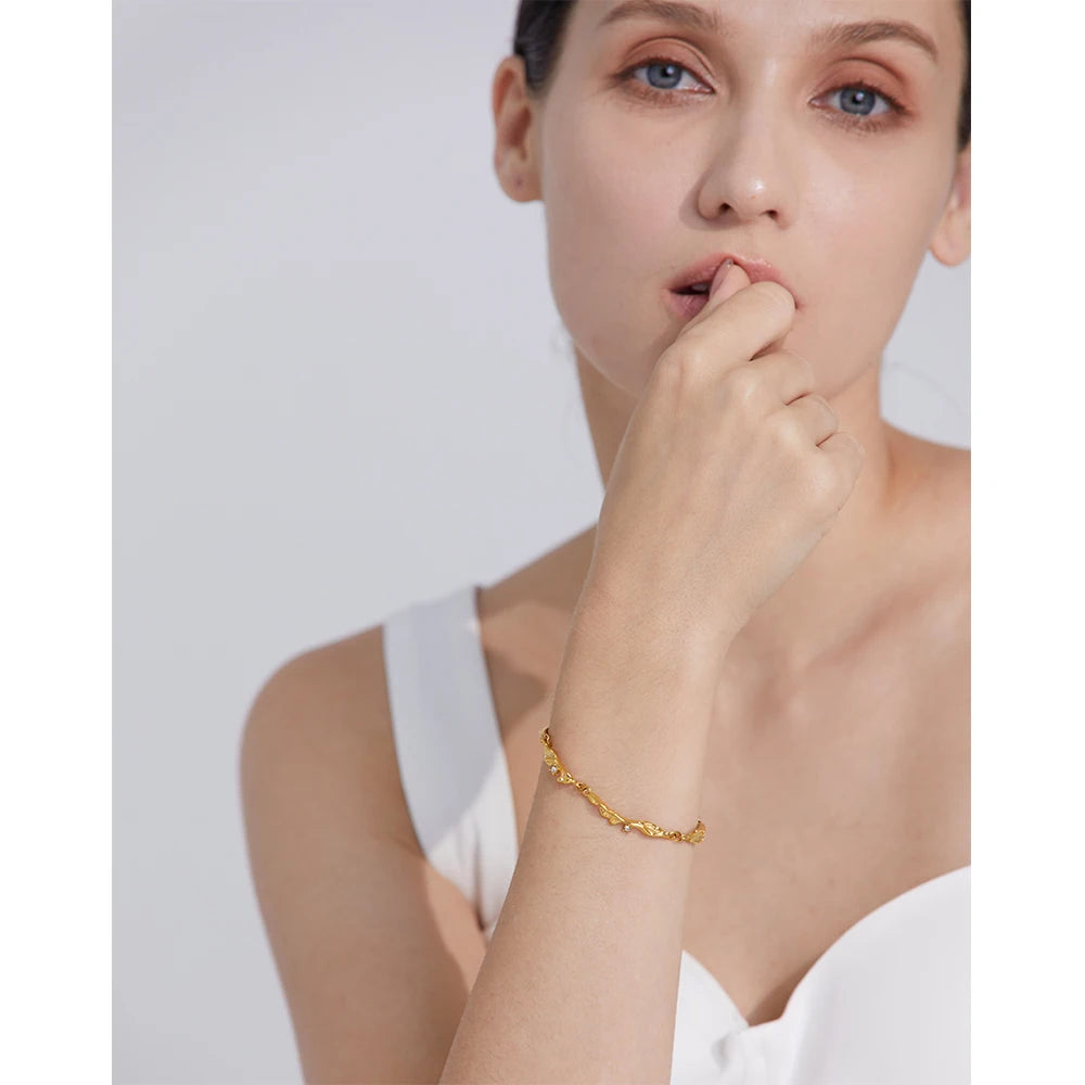 Pulseira Banhado em Ouro 18k - Narellia