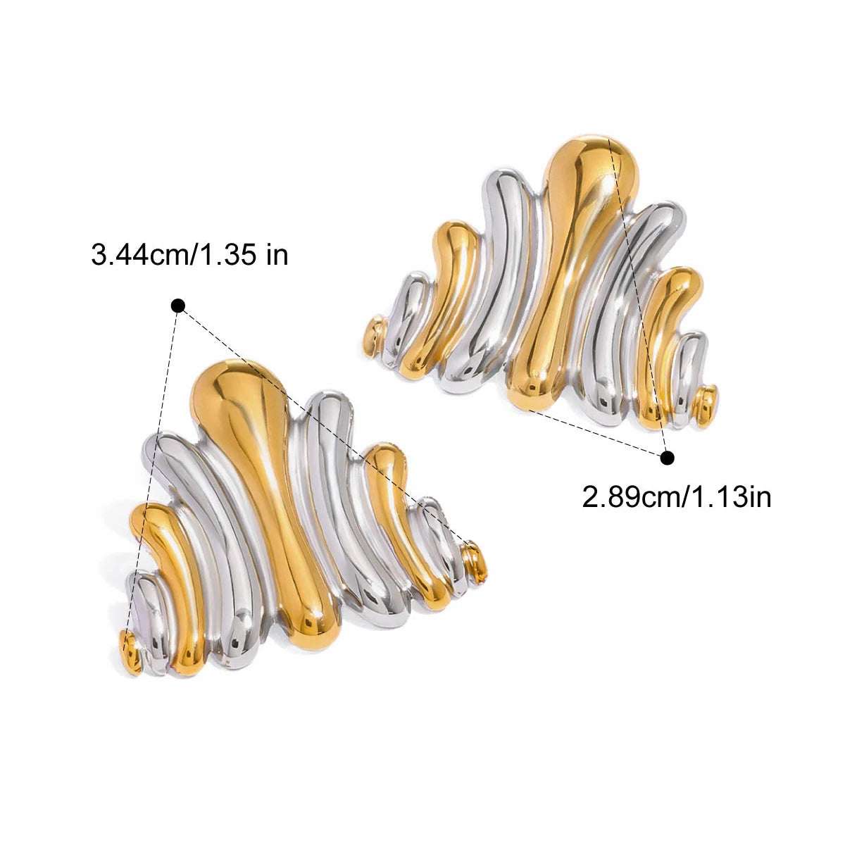 Brinco Banhado a Ouro 18k - Marévia