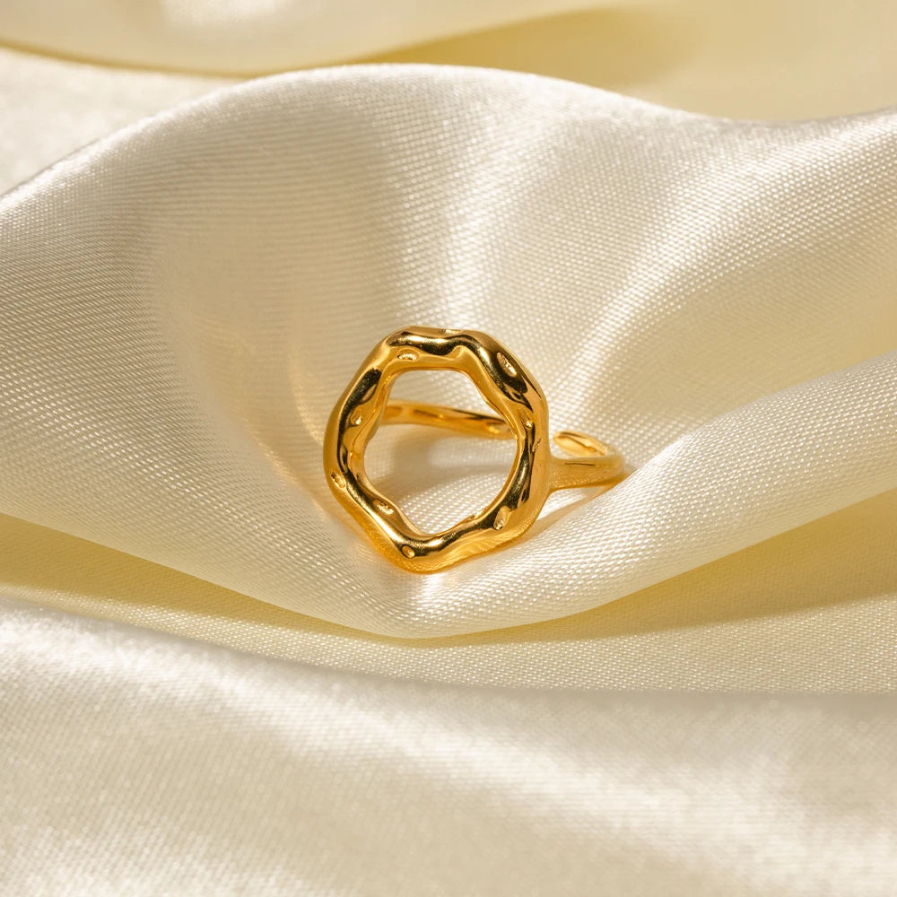 Anel Ajustável Banhado Ouro 18k - Claravelle
