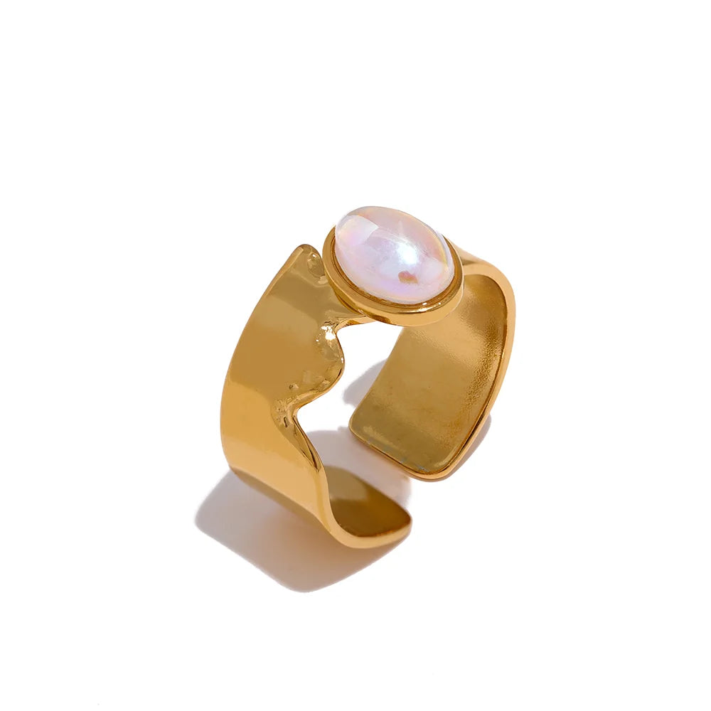 Anel Ajustável Banhado Ouro 18k - Kaviel