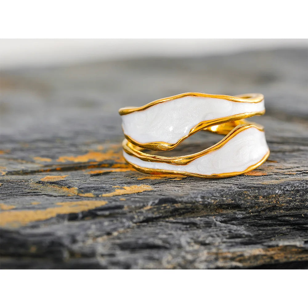 Anel Ajustável Banhado Ouro 18k - Yndra