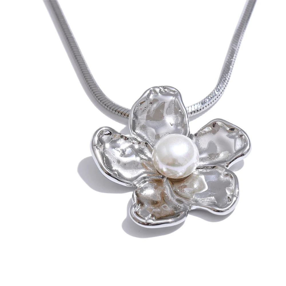 Colar Flor Banhado em Ouro 18k - Gallica
