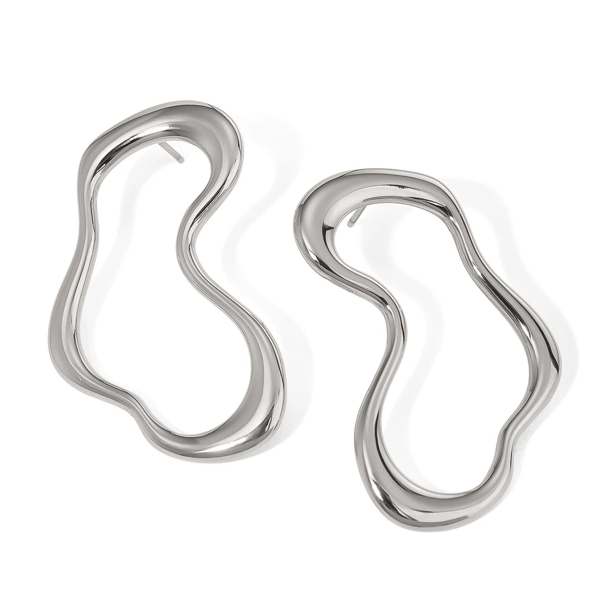 Brinco Banhado a Ouro 18k Argola Uniforme- Elorine