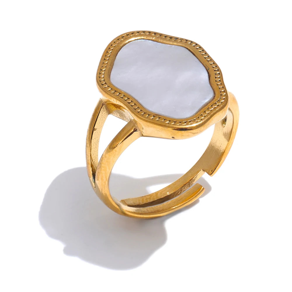 Anel Ajustável Banhado Ouro 18k - Thessia