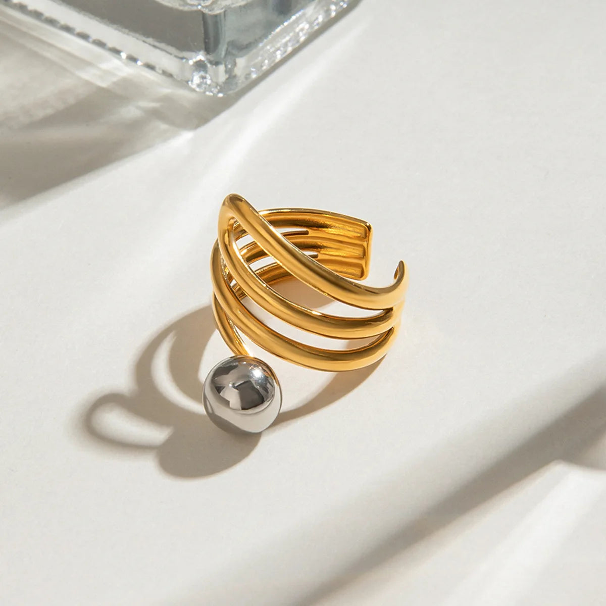 Anel Ajustável Banhado Ouro 18k - Lumivelle