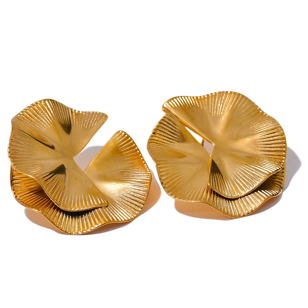Brinco Banhado a Ouro 18k Uniforme - Atemporal