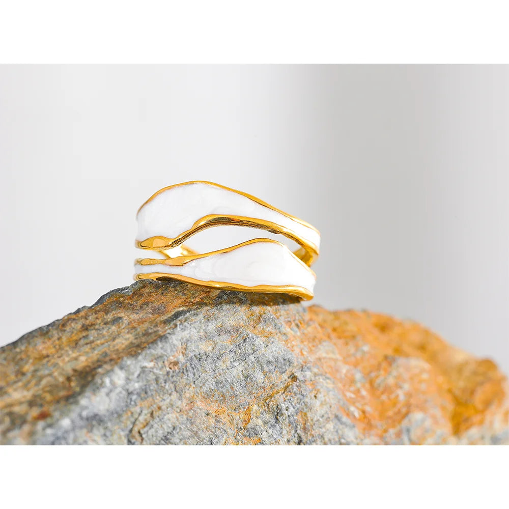 Anel Ajustável Banhado Ouro 18k - Yndra