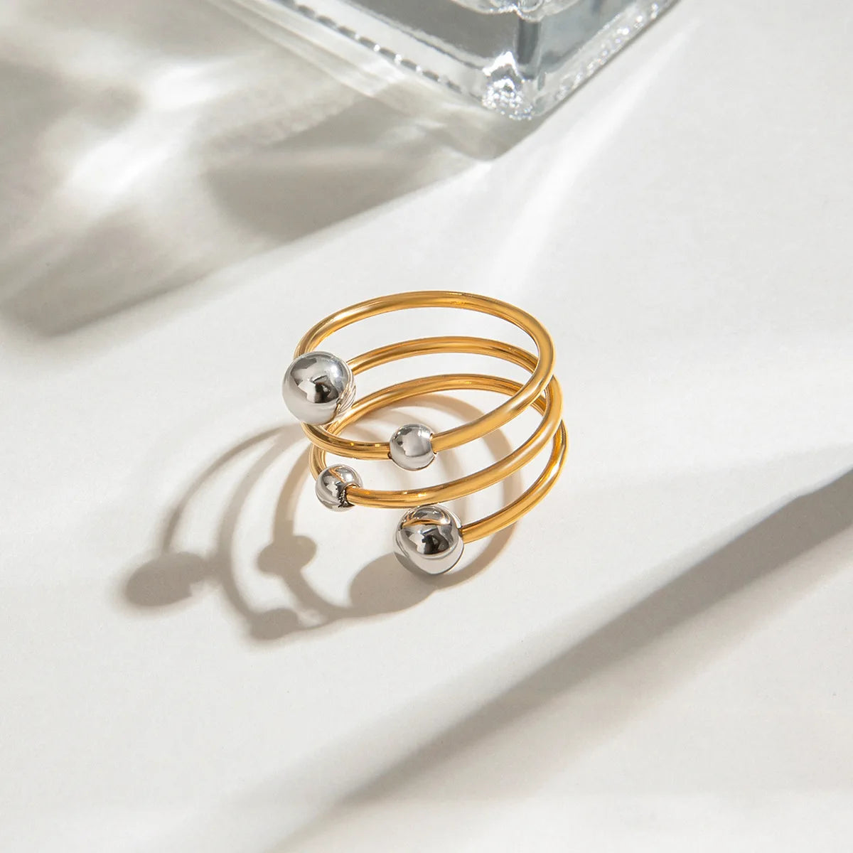 Anel Ajustável Banhado Ouro 18k - Miralisse
