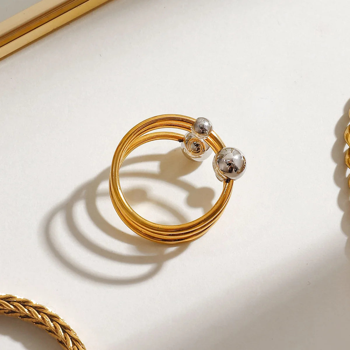 Anel Ajustável Banhado Ouro 18k - Miralisse
