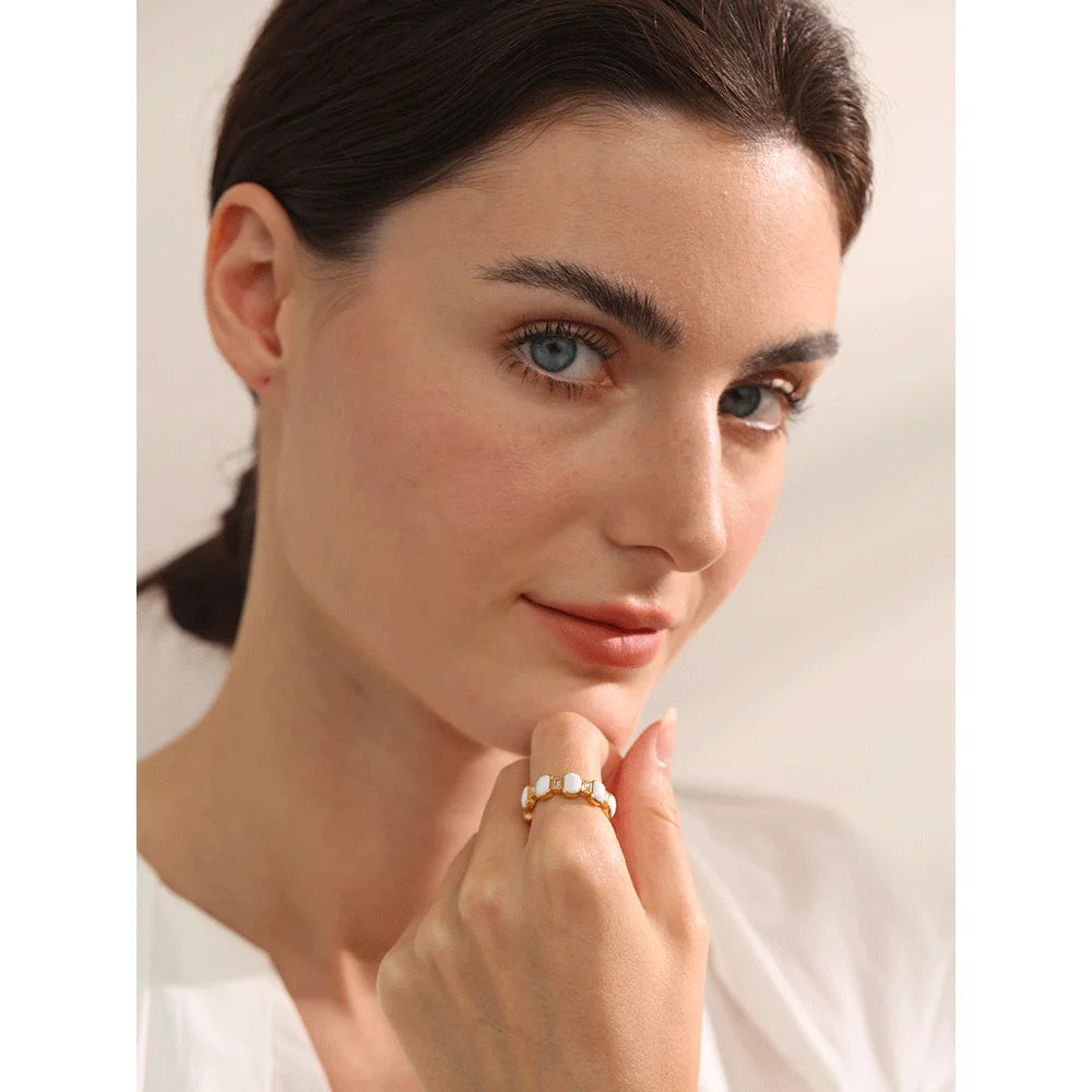 Anel Ajustável Banhado Ouro 18k - Tarellin