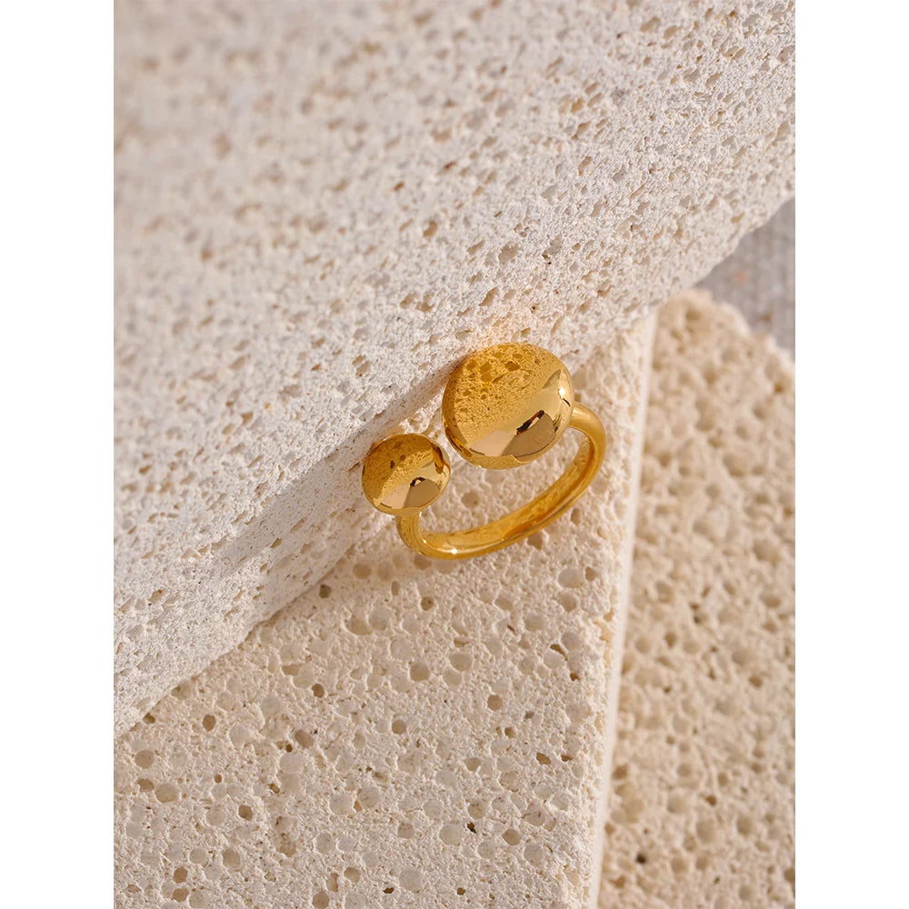 Anel Ajustável Banhado Ouro 18k - Calissa