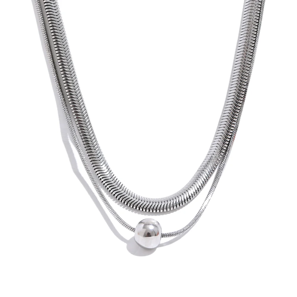 Colar Inicial Duplo Banhado em Ouro 18k - Anivea